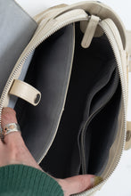 Load image into Gallery viewer, SENREVE x Cream Pebble Leather Structured Purse