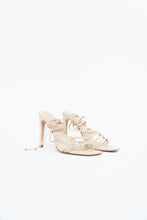 Load image into Gallery viewer, SCHUTZ x Cream Leather Strappy Sandals (7.5, 8)