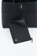 Load image into Gallery viewer, TORY BURCH x Black Leather Tote