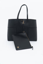 Load image into Gallery viewer, TORY BURCH x Black Leather Tote