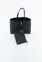 Load image into Gallery viewer, TORY BURCH x Black Leather Tote