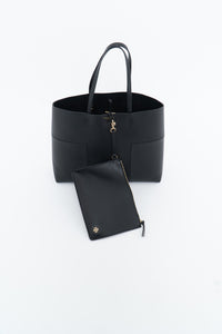 TORY BURCH x Black Leather Tote