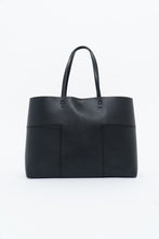 Load image into Gallery viewer, TORY BURCH x Black Leather Tote