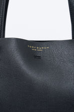 Load image into Gallery viewer, TORY BURCH x Black Leather Tote