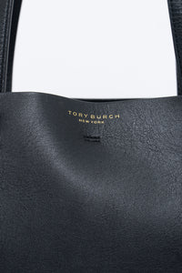 TORY BURCH x Black Leather Tote