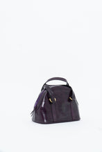 Load image into Gallery viewer, Vintage x Purple Leather Croc Structured Purse