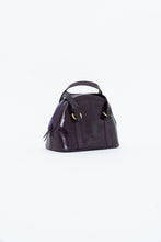 Load image into Gallery viewer, Vintage x Purple Leather Croc Structured Purse