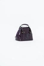 Load image into Gallery viewer, Vintage x Purple Leather Croc Structured Purse