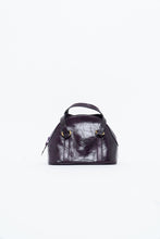 Load image into Gallery viewer, Vintage x Purple Leather Croc Structured Purse