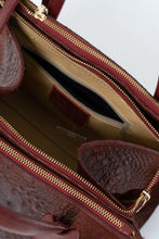 Load image into Gallery viewer, Vintage x Made in Italy x Red Suede Genuine Croc Purse