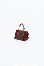 Load image into Gallery viewer, Vintage x Made in Italy x Red Suede Genuine Croc Purse