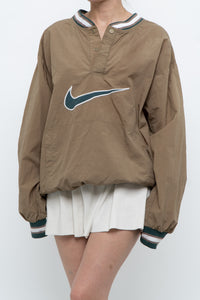 Vintage x Nike Beige Embroidered Quarter-zip (XS-M)