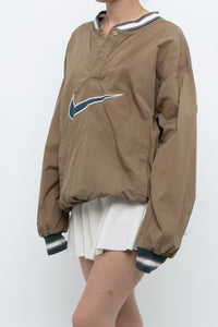 Vintage x Nike Beige Embroidered Quarter-zip (XS-M)