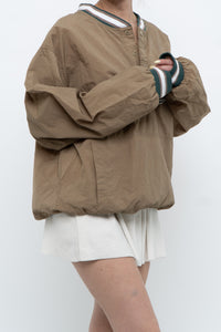 Vintage x Nike Beige Embroidered Quarter-zip (XS-M)