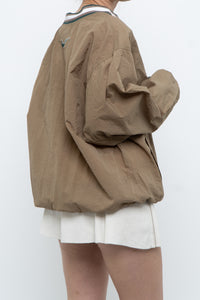 Vintage x Nike Beige Embroidered Quarter-zip (XS-M)