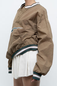 Vintage x Nike Beige Embroidered Quarter-zip (XS-M)