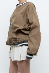 Vintage x Nike Beige Embroidered Quarter-zip (XS-M)
