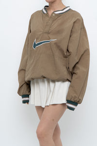 Vintage x Nike Beige Embroidered Quarter-zip (XS-M)