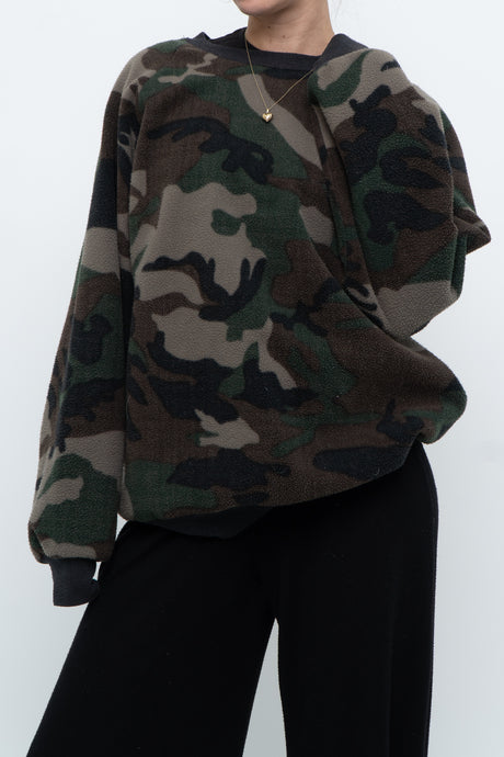 Vintage x Camo Fleece Crewneck (S-L)