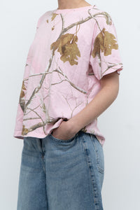 Vintage x Baby Pink Real Tree Tee (XS-M)