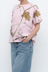 Vintage x Baby Pink Real Tree Tee (XS-M)