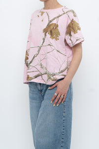 Vintage x Baby Pink Real Tree Tee (XS-M)