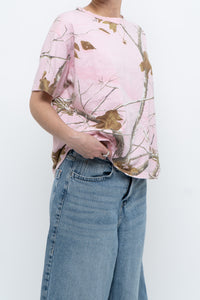 Vintage x Baby Pink Real Tree Tee (XS-M)