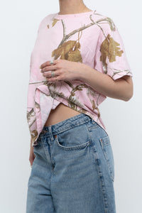 Vintage x Baby Pink Real Tree Tee (XS-M)