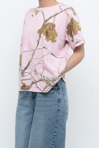 Vintage x Baby Pink Real Tree Tee (XS-M)