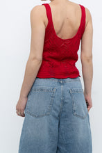 Load image into Gallery viewer, Vintage x Red Handknit Tank (XS, S)