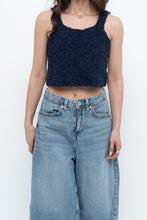 Load image into Gallery viewer, Vintage x Handknit Navy Tank (XS, S)