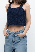 Load image into Gallery viewer, Vintage x Handknit Navy Tank (XS, S)