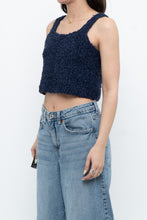 Load image into Gallery viewer, Vintage x Handknit Navy Tank (XS, S)