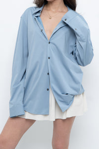 THEORY x Blue Oversized Buttonup (M-XL)