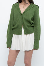 Load image into Gallery viewer, Modern x Green Knit Cardigan (XS-M)