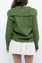 Load image into Gallery viewer, Modern x Green Knit Cardigan (XS-M)
