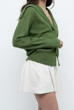 Load image into Gallery viewer, Modern x Green Knit Cardigan (XS-M)
