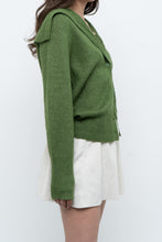 Load image into Gallery viewer, Modern x Green Knit Cardigan (XS-M)