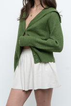 Load image into Gallery viewer, Modern x Green Knit Cardigan (XS-M)