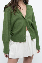 Load image into Gallery viewer, Modern x Green Knit Cardigan (XS-M)
