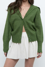 Load image into Gallery viewer, Modern x Green Knit Cardigan (XS-M)