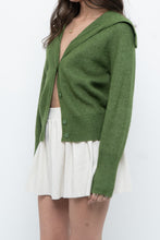 Load image into Gallery viewer, Modern x Green Knit Cardigan (XS-M)