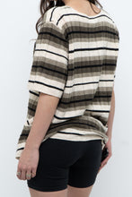Load image into Gallery viewer, Vintage x Striped Knit Short Sleeve Sweater (XS-L)
