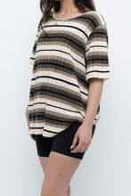 Load image into Gallery viewer, Vintage x Striped Knit Short Sleeve Sweater (XS-L)