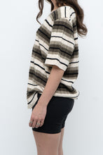 Load image into Gallery viewer, Vintage x Striped Knit Short Sleeve Sweater (XS-L)