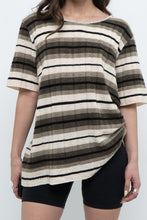 Load image into Gallery viewer, Vintage x Striped Knit Short Sleeve Sweater (XS-L)