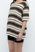 Load image into Gallery viewer, Vintage x Striped Knit Short Sleeve Sweater (XS-L)