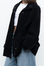 Load image into Gallery viewer, Vintage x Black Cord Cotton-Blend Jacket (XS-M)