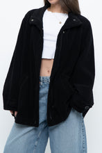 Load image into Gallery viewer, Vintage x Black Cord Cotton-Blend Jacket (XS-M)