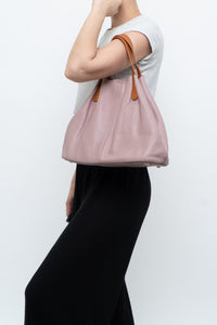 Vintage x Blush Pebble Leather Purse